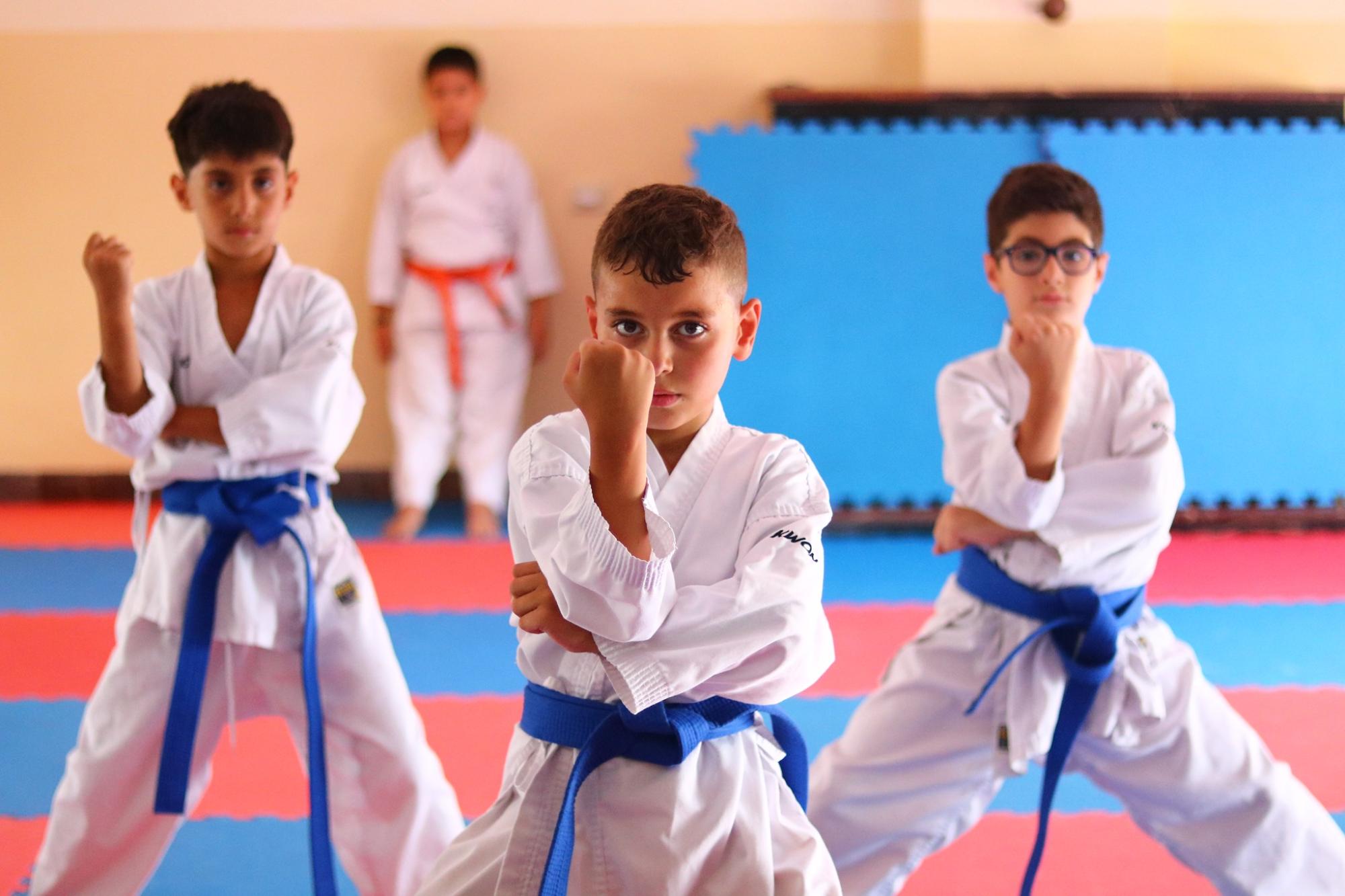 Participants in Karate Program